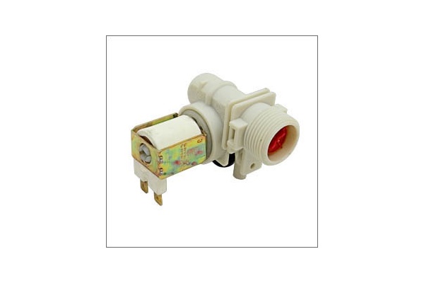 Mágnesszelep 1 utas 90° 220V 3 kivezetésű Mosógép alkatrész-1
